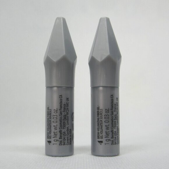 Benefit Gimme Brow+ Brow Volumizing Fiber Gel Warm Deep Brown mini, lot of 2 - Picture 5 of 5